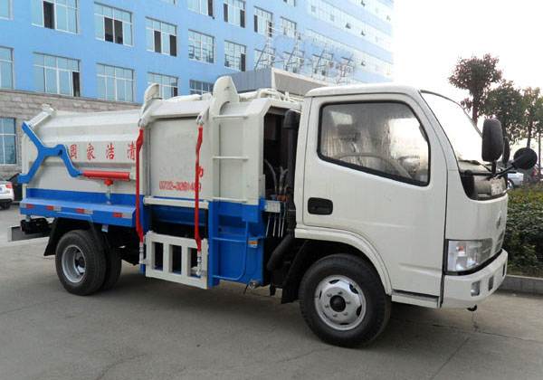 東風5方側裝掛桶式垃圾車（國五）
