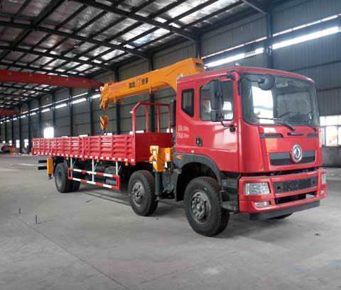 東風(fēng)前四后四石煤12噸隨車吊