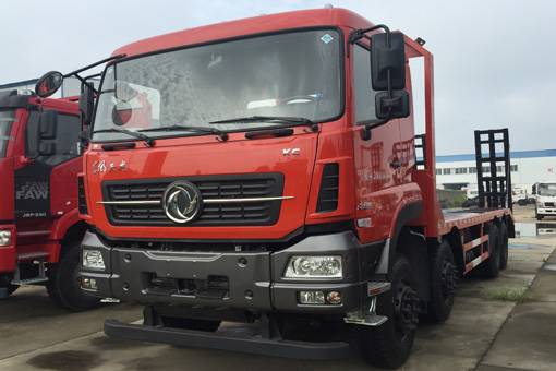 【國五】東風天龍前四后八平板車 【國五】東風天龍前四后八平板車