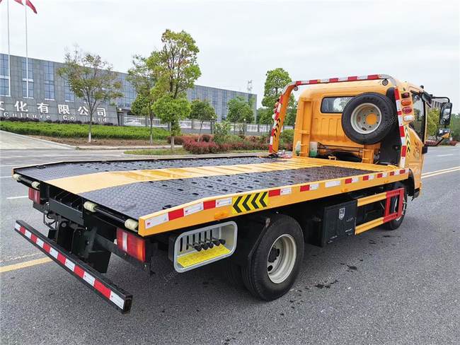 重汽豪曼一拖二藍(lán)牌清障車