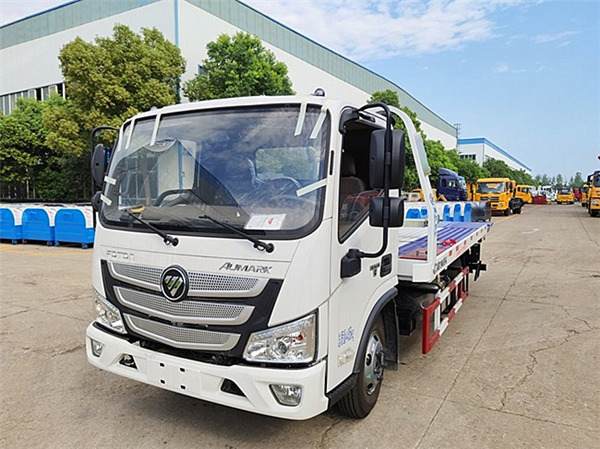 福田歐馬可S3一拖二國(guó)六藍(lán)牌清障車